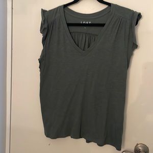 Loft Size large, hunter green top